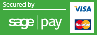 Payments securely handled by Sage Pay